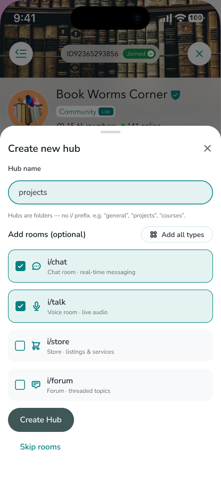 Create Hub