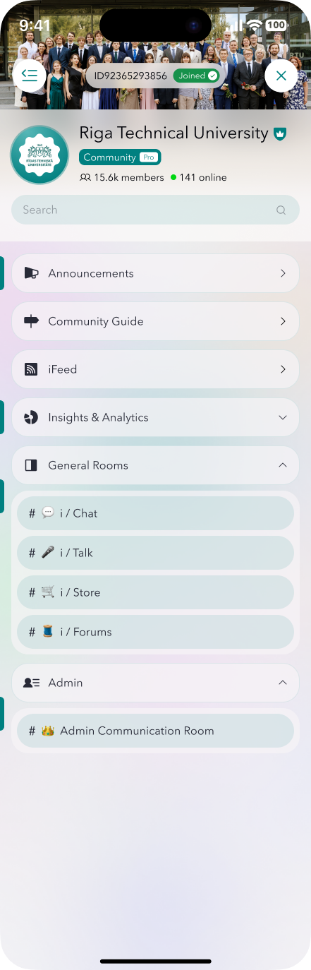 Community Pro half page