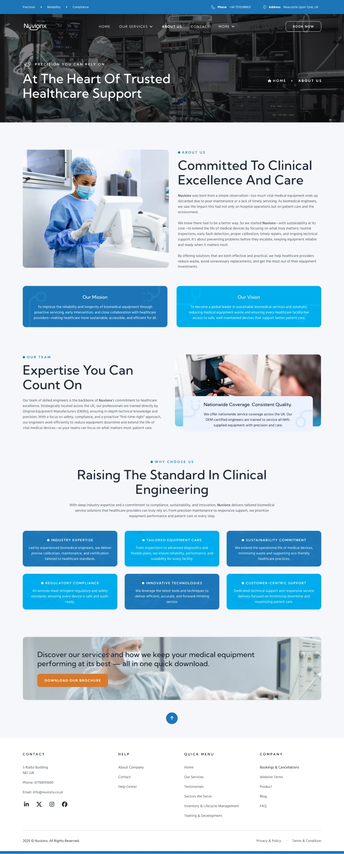 Nuvionx about page